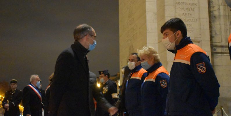 François RICHEZ, Président de Fédération Nationale de Protection Civile salue les bénévoles