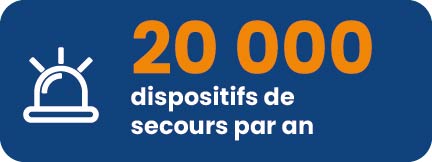 20 000 dispositifs de secours par an