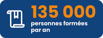 135 000 personnes formées par an