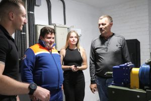 visite des abris en Ukraine