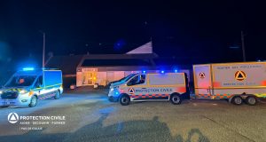 Véhicules de la Protection Civile