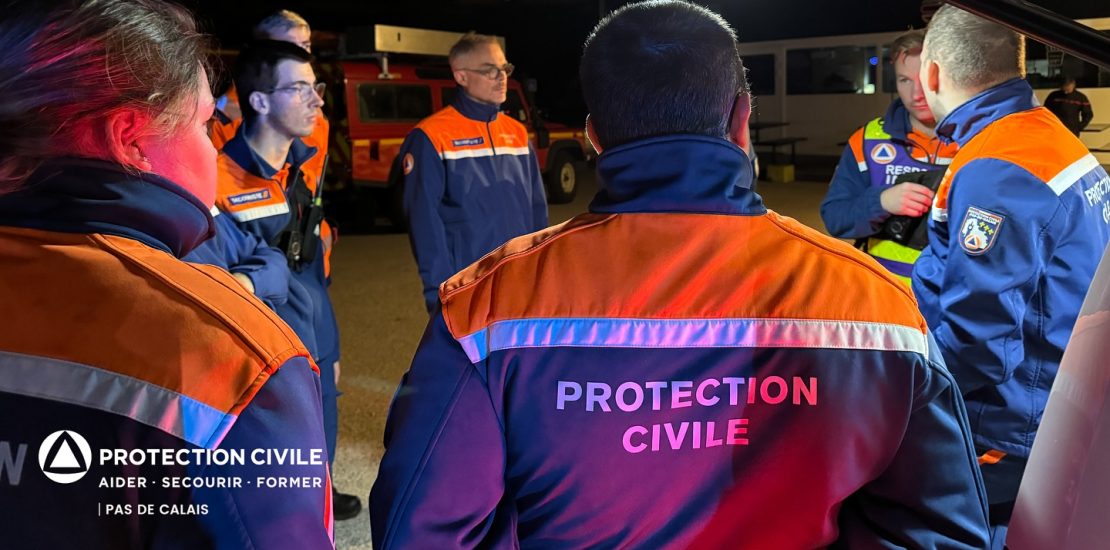 Bénévoles de la protection civile Pas de Calais