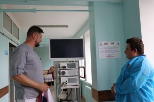 Hôpital en Ukraine avec la Protection Civile