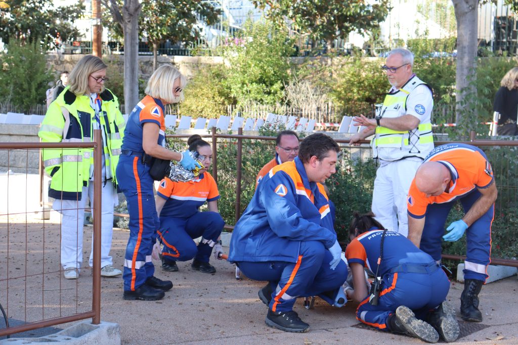 Intervention lors de la visite du pape en Corse