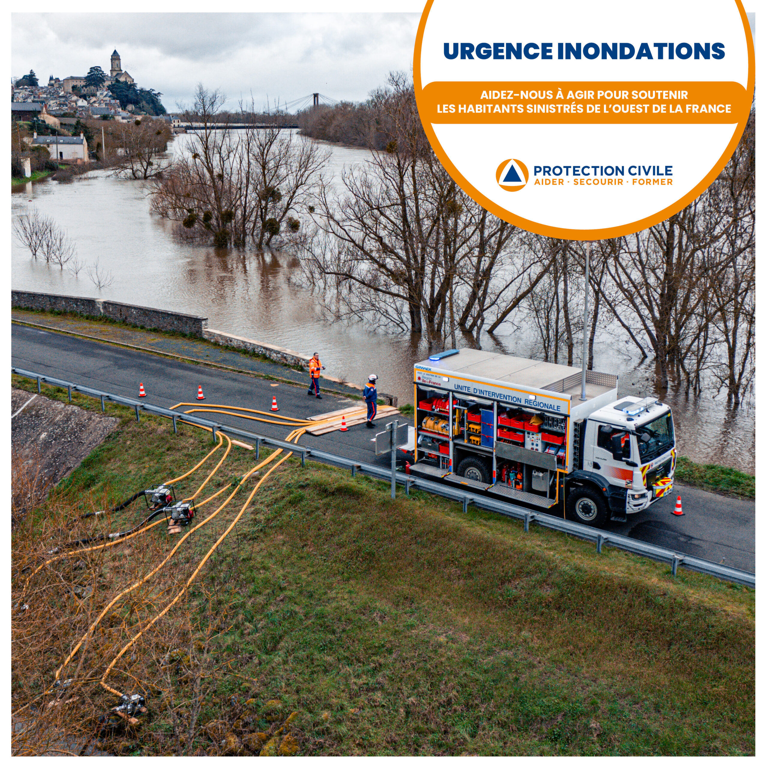 bannière mobile inondation Maine-et-Loire Inondations Maine-et-Loire