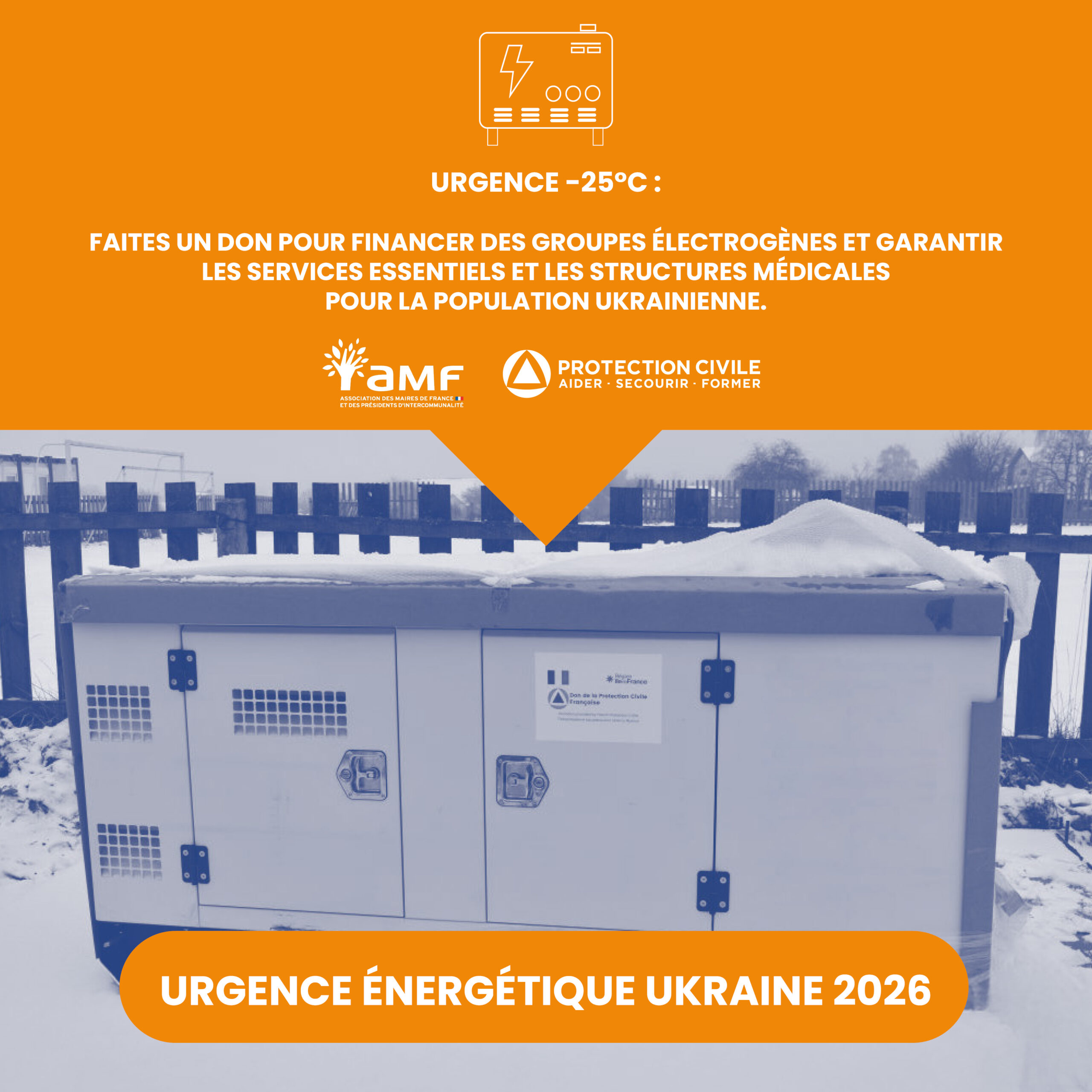 bannière mobile ukraine énergétique