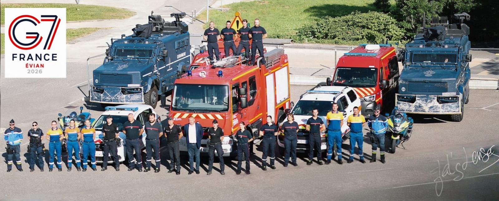 Mobilisation exceptionnelle de la Protection Civile de Haute-Savoie lors du Sommet du G7 à Évian-les-Bains